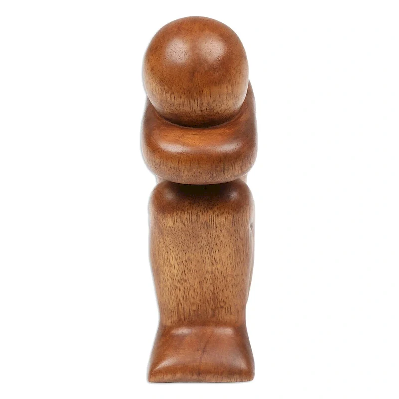 Novica Handmade Lonely Wood Sculpture