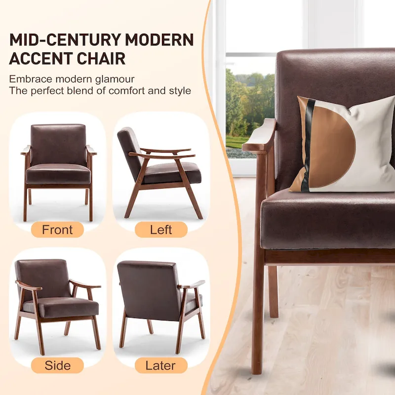 Mid-Century Modern Chair, Living Room Chair