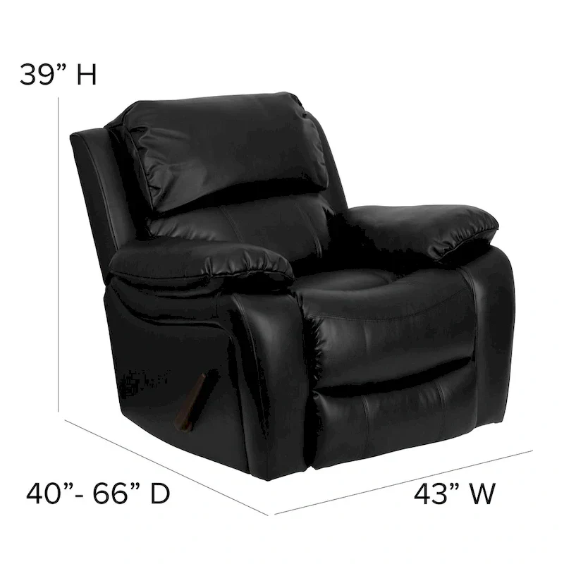 LeatherSoft Rocker Recliner