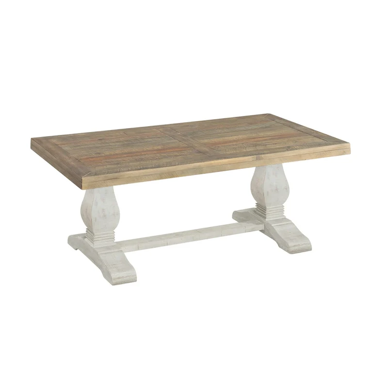 Napa 50 Solid Wood Pedestal Coffee Table