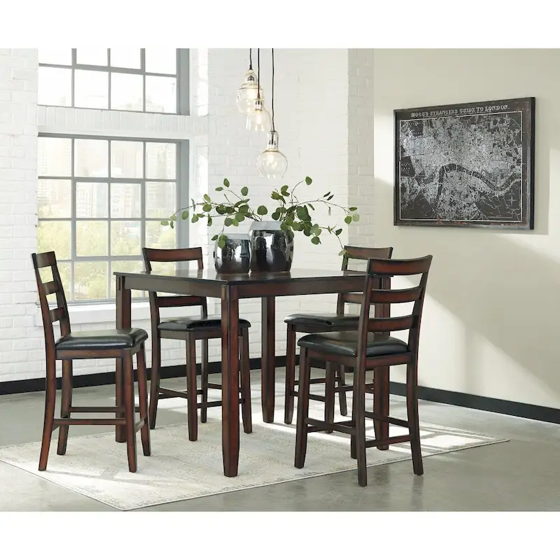 Coviar 5-piece Counter-height Dining Set