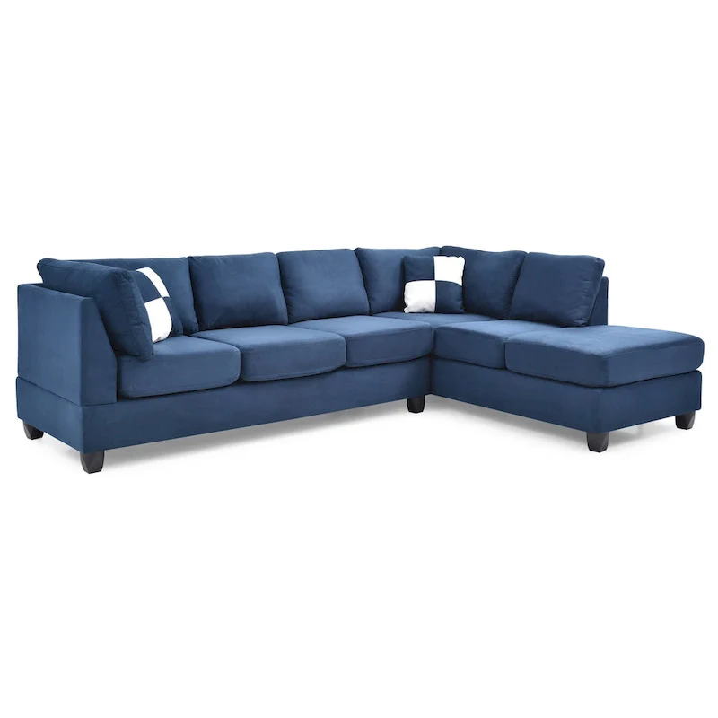 Gallant Microsuede Sectional Sofa