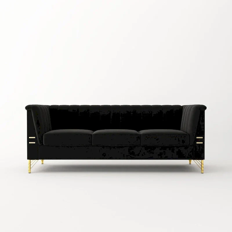 82.67 W Velvet Sofa