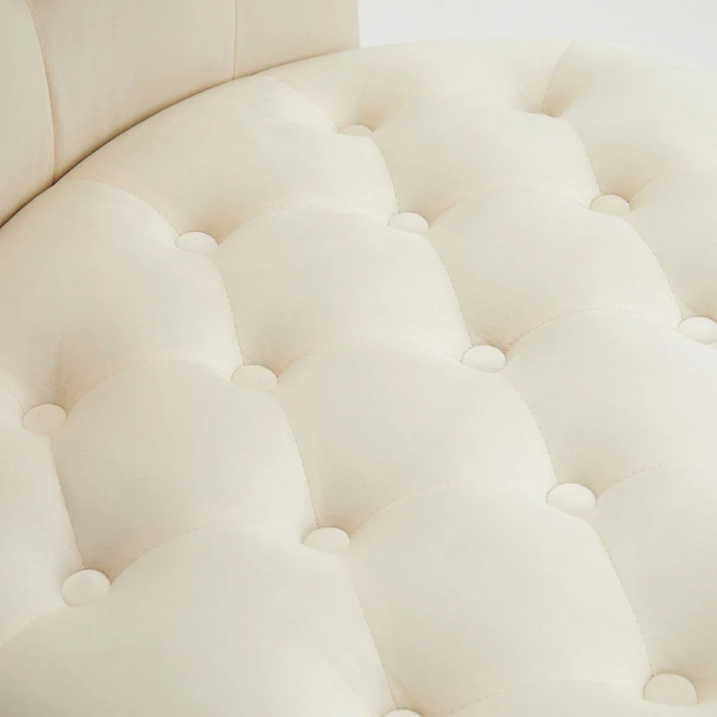 AVAWING Set of 2 Throne Royal Chair Thick Padding and Rubberwood Legs