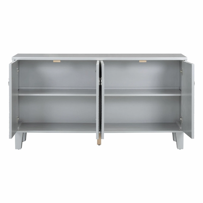 Light Luxury Cabinet with Geometric Patterns