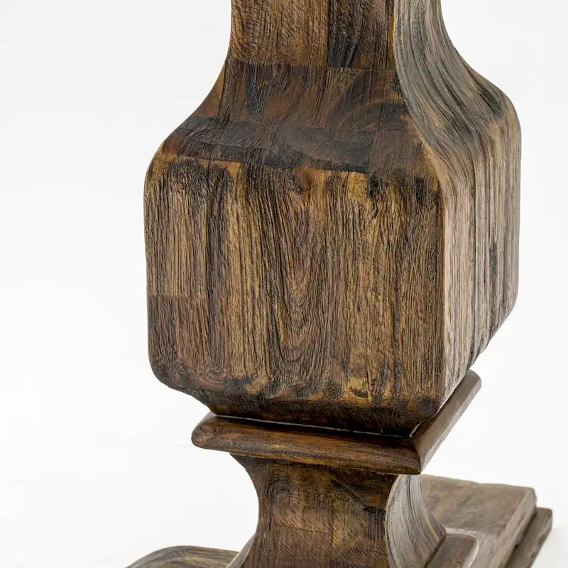 East West Furniture Dining Table Set- a Kitchen Table and Dahlia Linen Fabric Dining Chairs, Distressed Jacobean(Pieces Options)