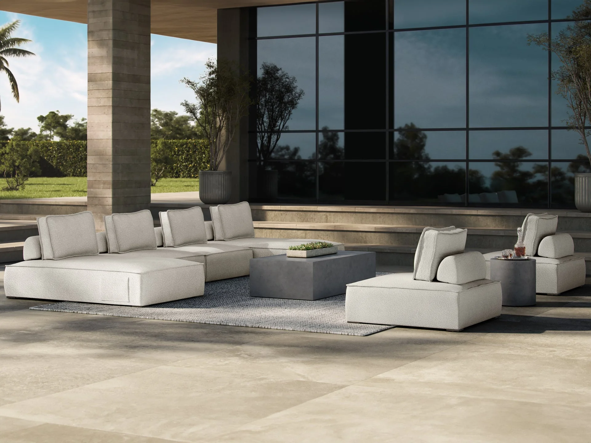 Milos Outdoor Coffee Table