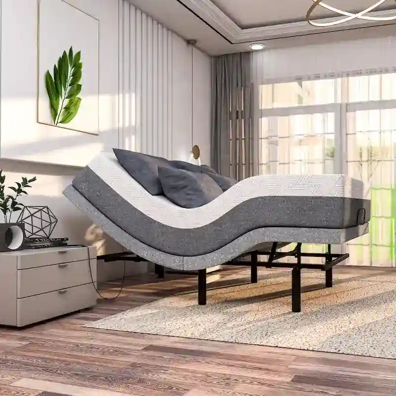 Renanim Adjustable Bed with 14