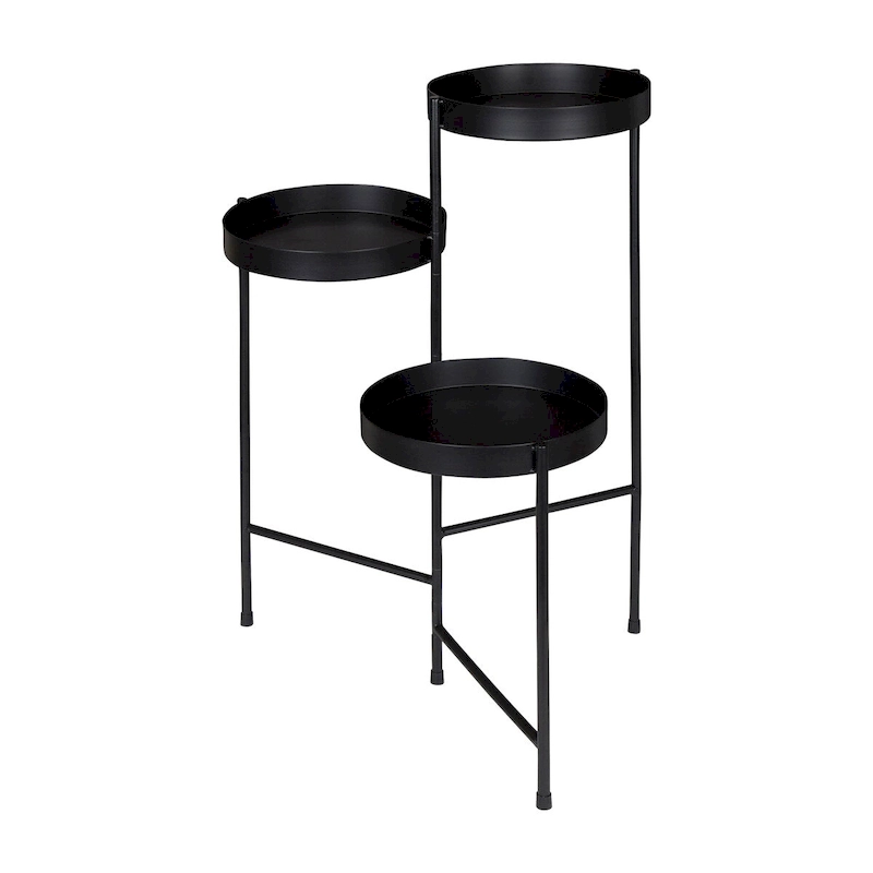 Kate and Laurel Finn Metal 3-tier Modern Plant Stand - 16x21x30
