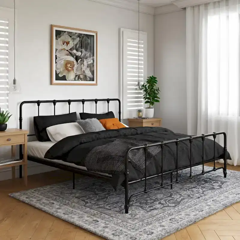 Avenue Greene Sandy Farmhouse Metal Bed