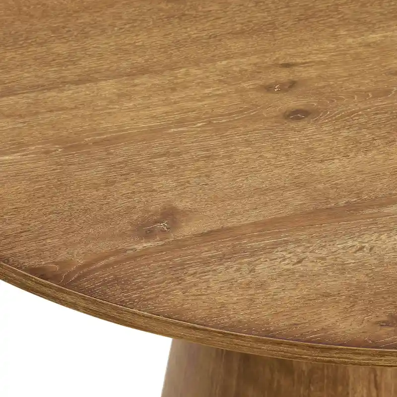 Round Pedestal Dining Table – 59-Inch, Seats 6