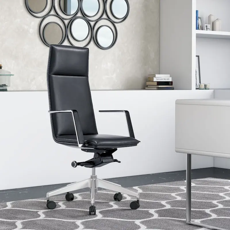 Modern Black High Back Executive Office Chair