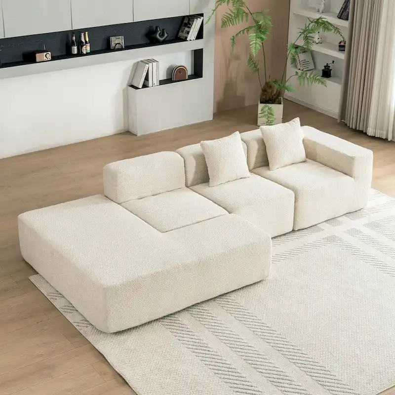 Sectional Sofa Full-compressed Sofa Couch Free-combined Sofa