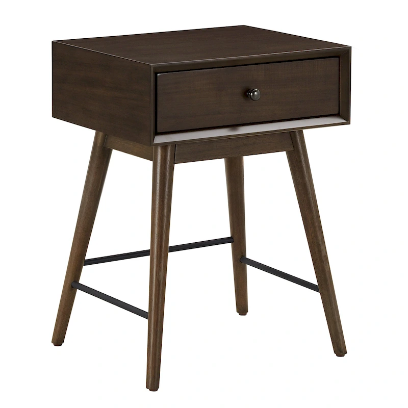 Aksel Wood 1-drawer End Table by iNSPIRE Q Modern