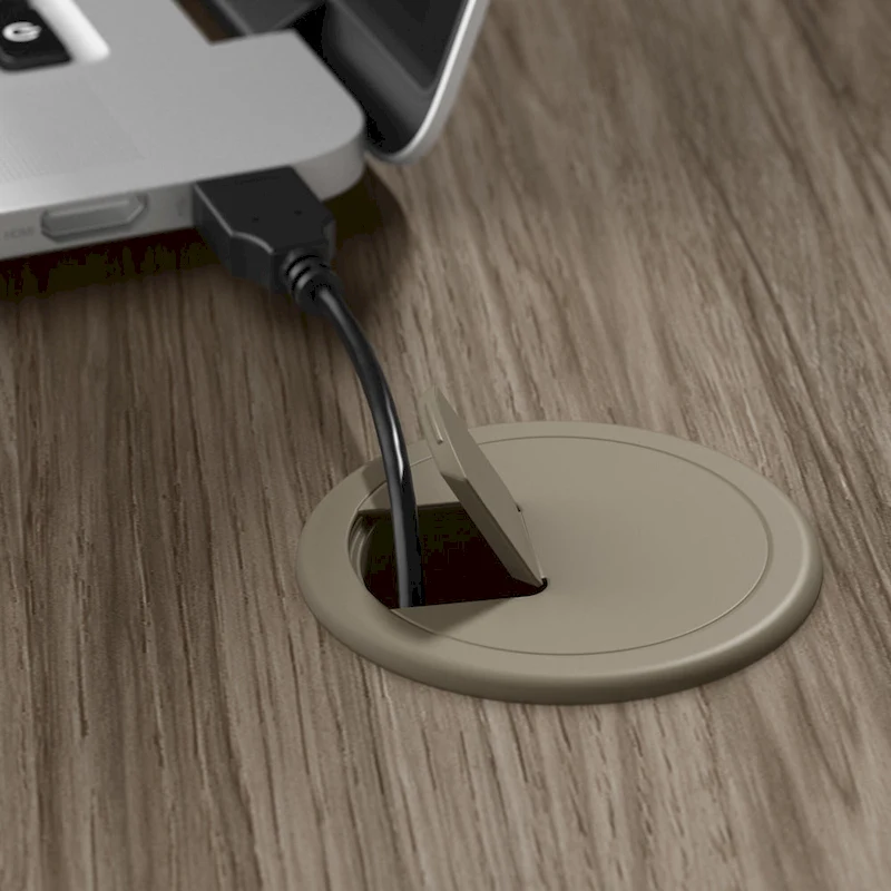 Hybrid 60W x 30D L Shaped Table Desk by Bush Business Furniture