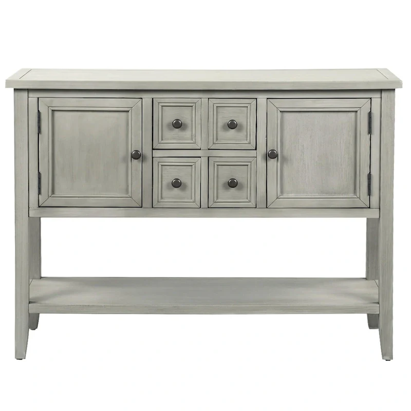 Buffet Sideboard Console Table with Bottom Shelf