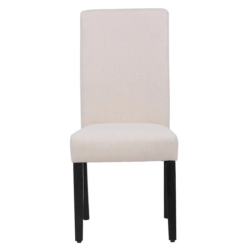Grandview Upholstered Linen Fabric Dining Chair (Set of 2)
