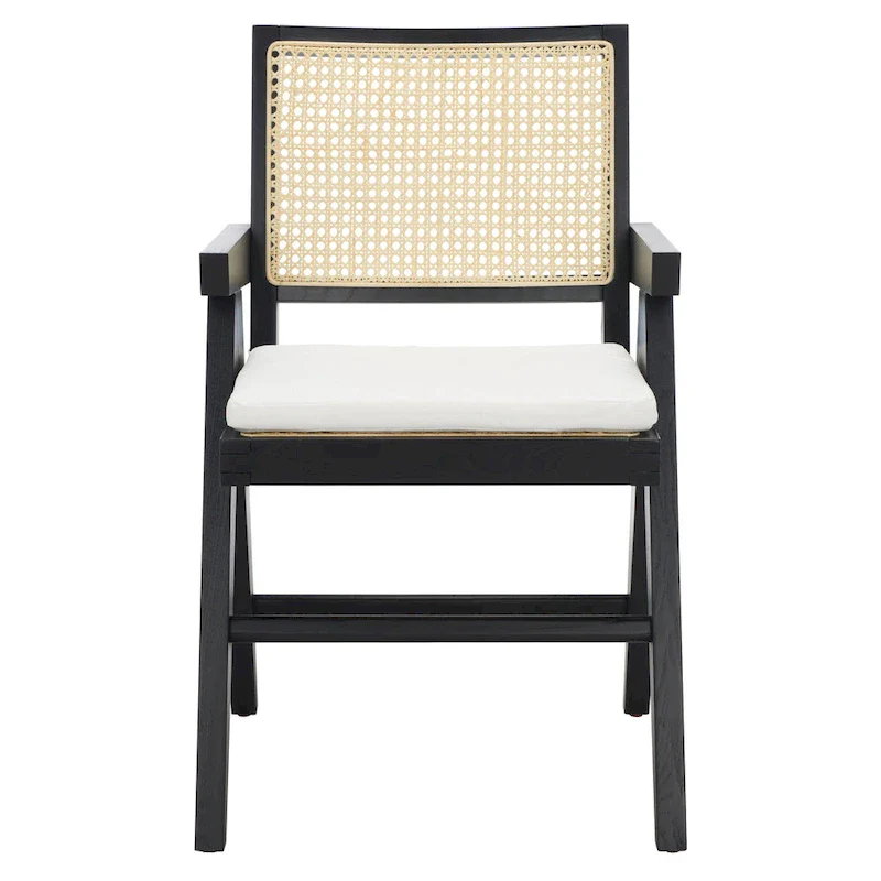 SAFAVIEH Couture Maiju Rattan Arm Chair - 21 In. W x 23 In. D x 34 In. H - 21Wx23Dx34H