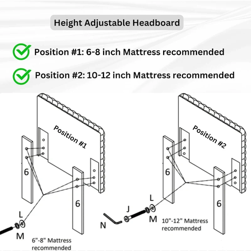 Roundhill Furniture Findlay 3-Piece Bedroom Set in White Dove
