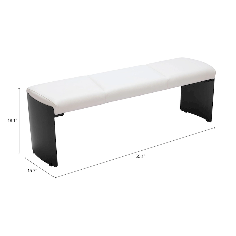 Mur Bench White