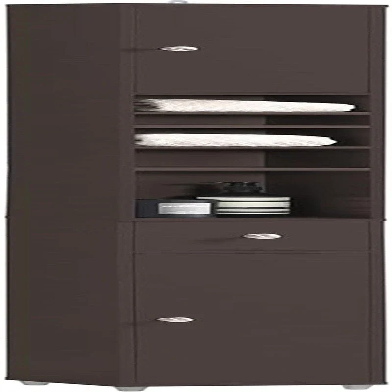 Black Bathroom Tall Cabinet - 7.87 D x 7.87 W x 70.87 H