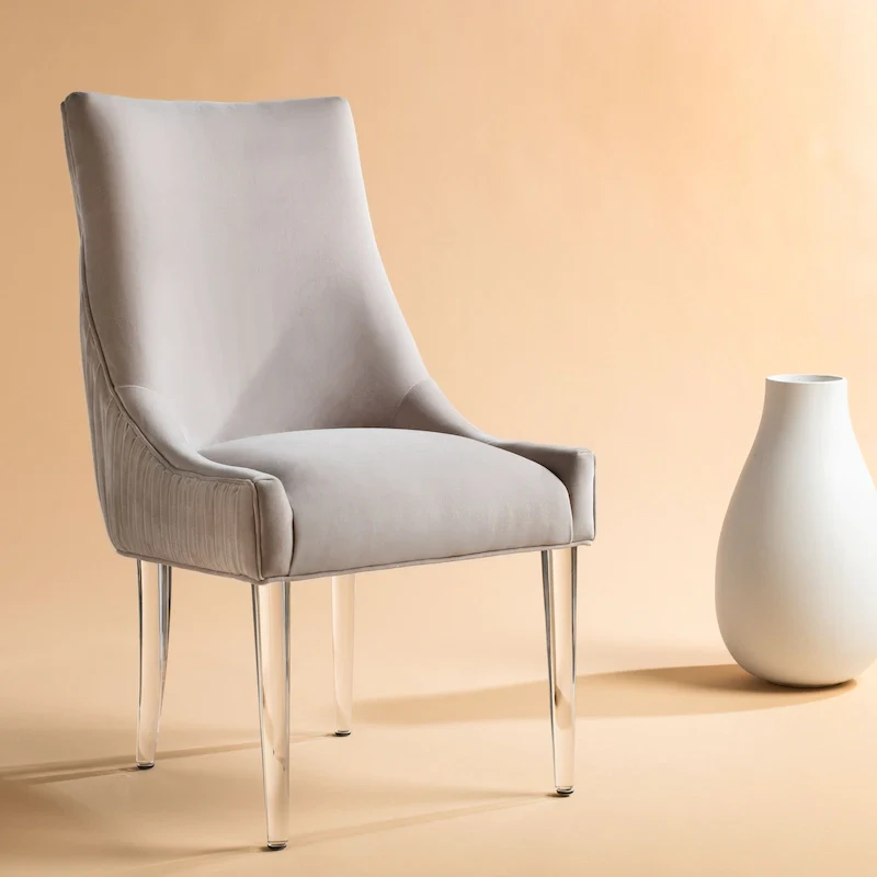 Acrylic Leg Dining Chair - 22W x 28D x 38H