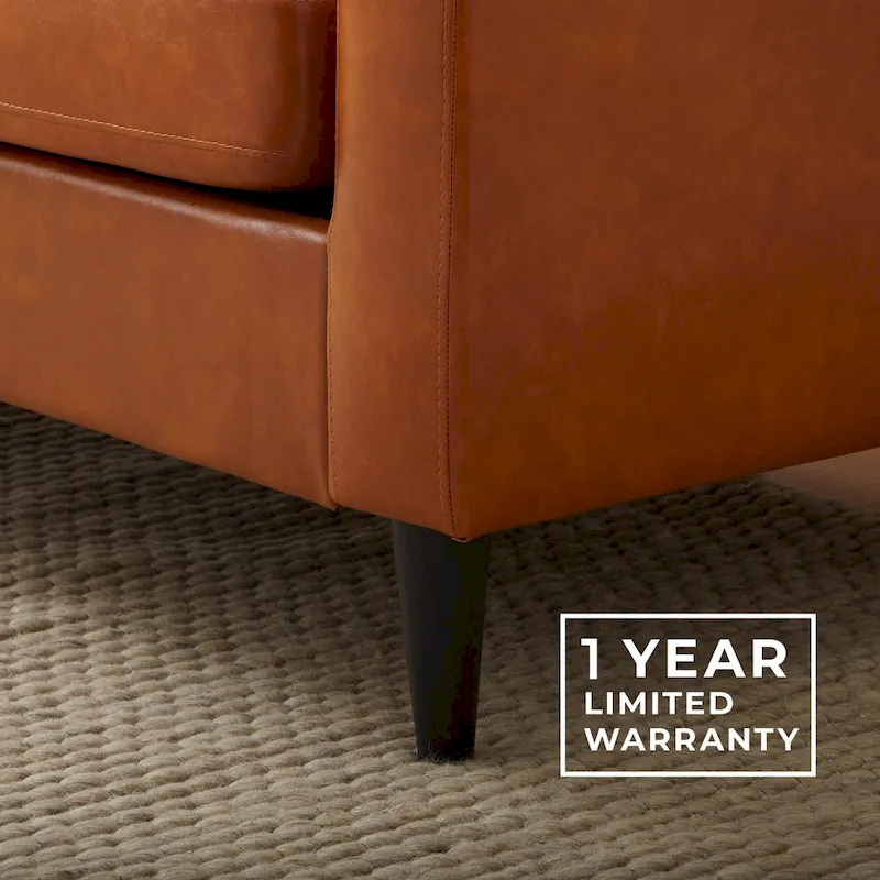 Brookside Ellen 54 Upholstered Scooped Arm Loveseat