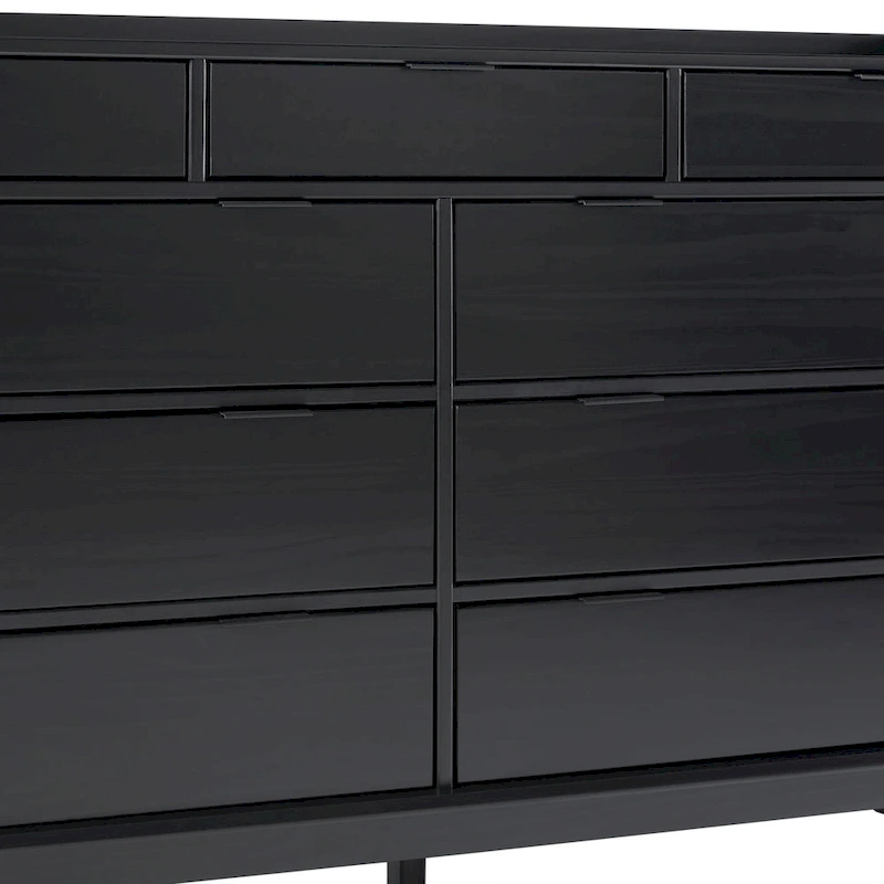 Middlebrook Modern Gallery Top Solid Wood Dresser