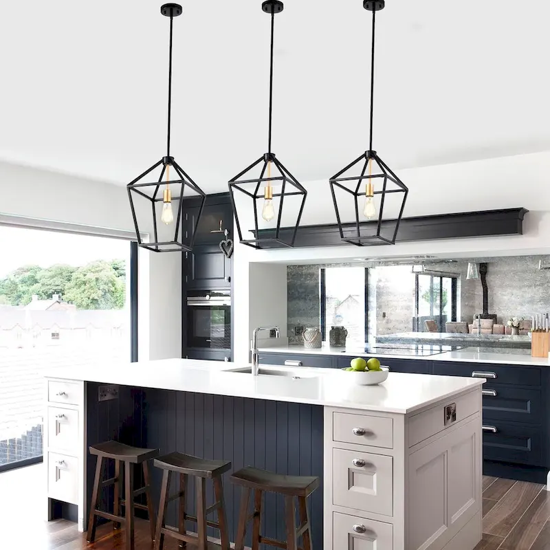 Dannies 1 Light Kitchen Island Lantern Pendant Light