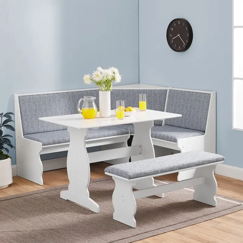 Hannah Breakfast Nook 3-piece Dining Set