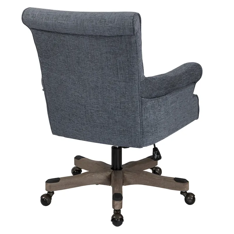 Megan Office Chair with Wood Base