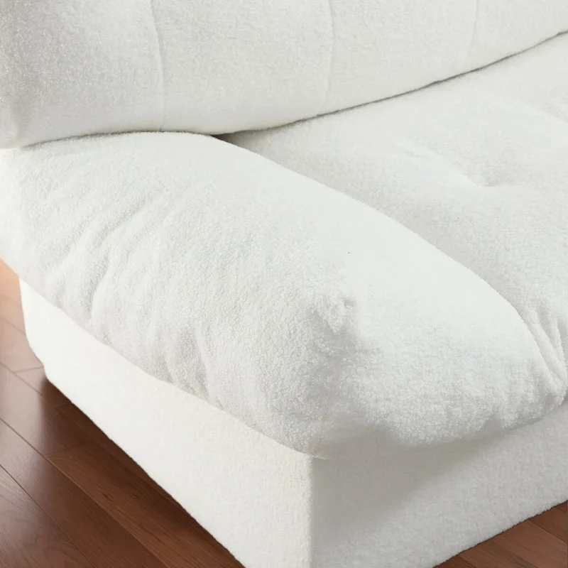 96 Cloud Style Sectional Loveseat Sofa,Modern Velvet Fabric Couches