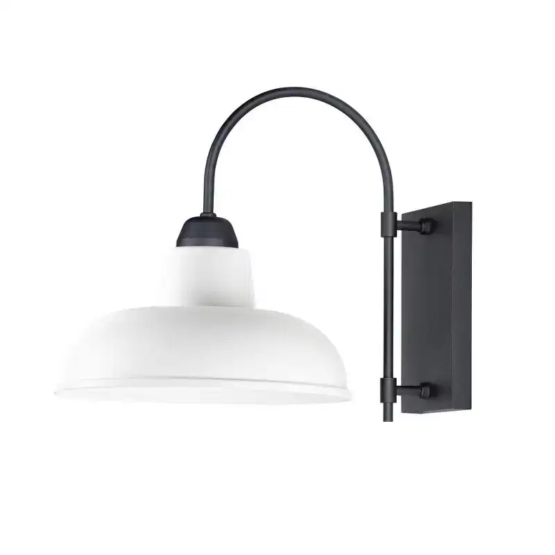 Maxim Lighting Industrial 1 - Light Wall Light in White/Black