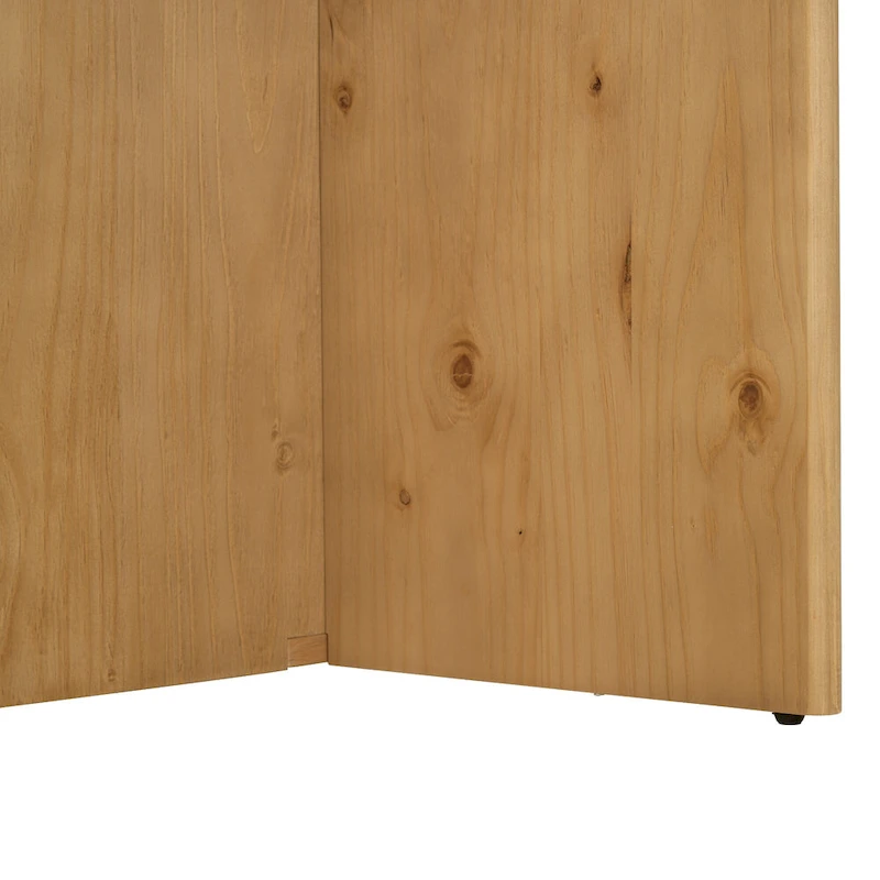 Farmhouse Style 5-Piece Wooden Dining Set with Round Table and 4 Lambswool-like Fabric Upholstered Chairs