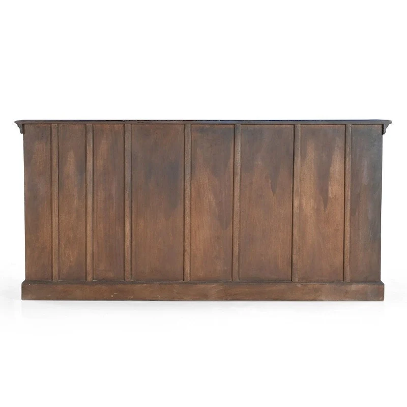 Blue Reclaimed Wood Sideboard Buffet Cabinet 72