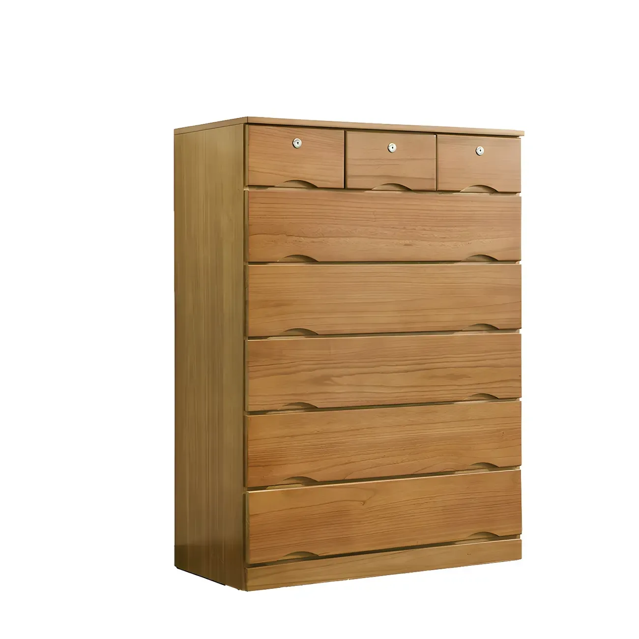 Stylish White Wooden Dressers with Soft Close Drawers