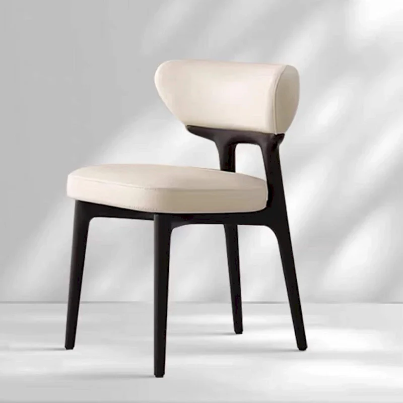 71 Modern Rectangular Dining Table with Stone Table-top, Wood Legs