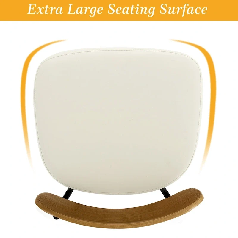 26-Inch Upholstered Swivel Counter Height Bar Stools - 36.4 H x 17.1 W x 20 D