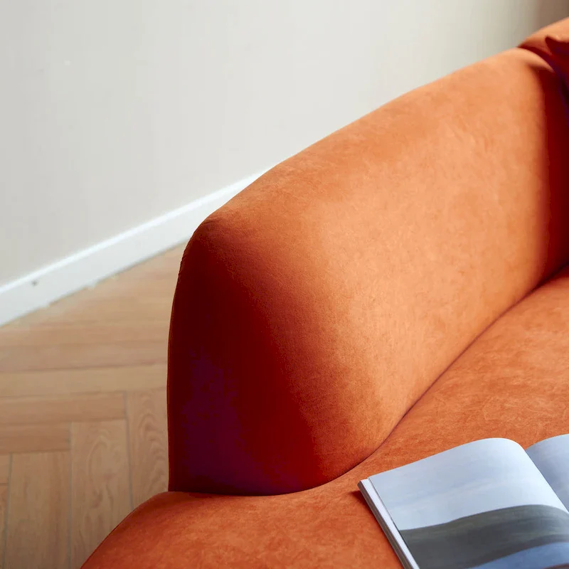 132.3 inch Large Half Moon Curved Sectional Sofa