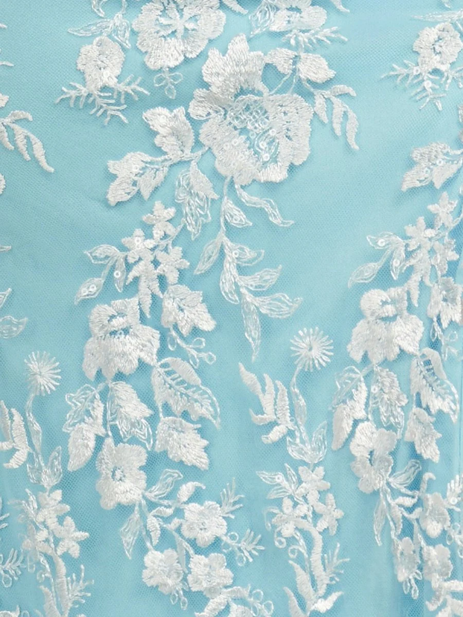 Mermaid Sweetheart Lace Prom Dress with Detachable Sleeves