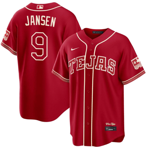 Danny Jansen Texas Rangers Red 2026 City Connect Jersey