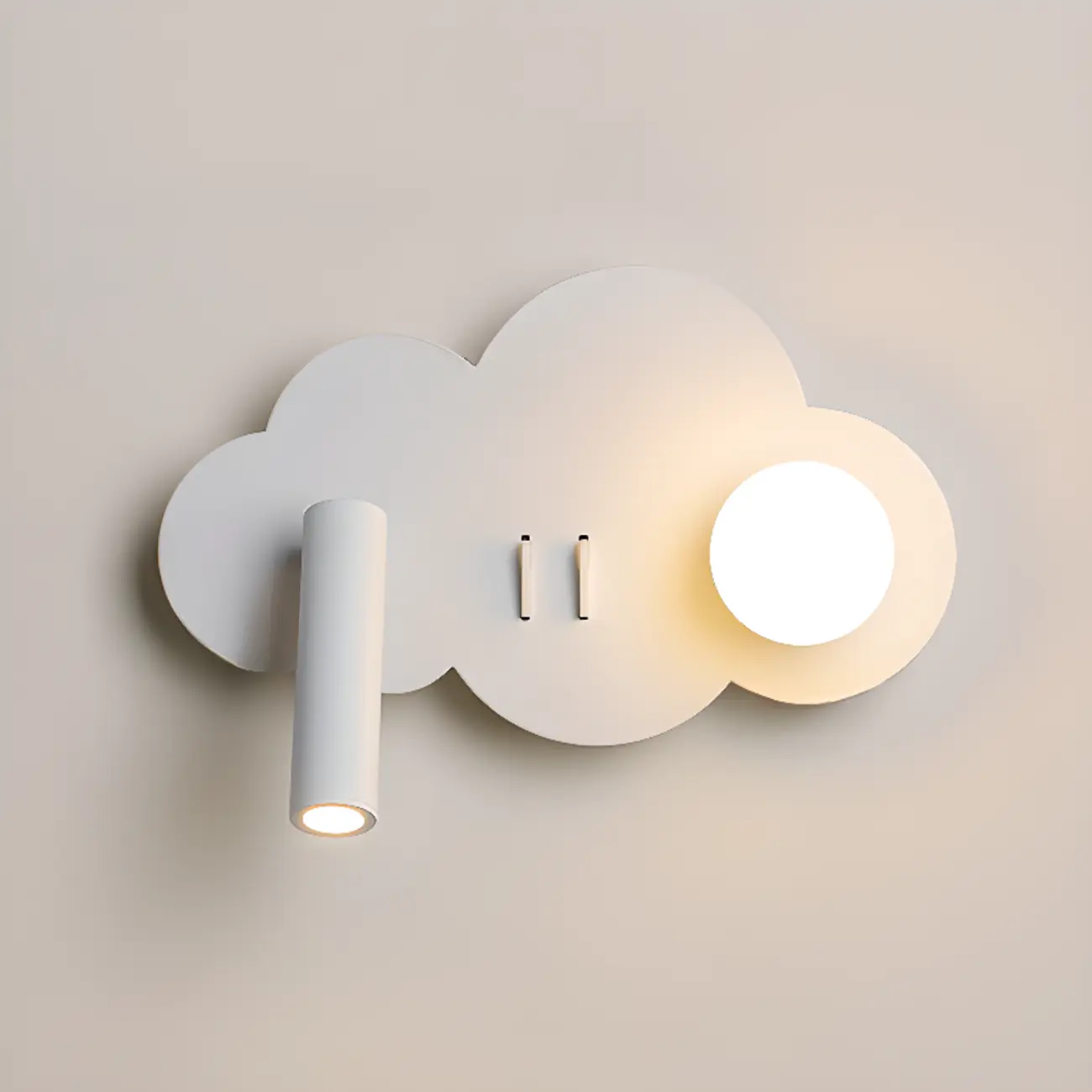 Sleek Adjustable Metal LED Wall Sconce with Acrylic Shade