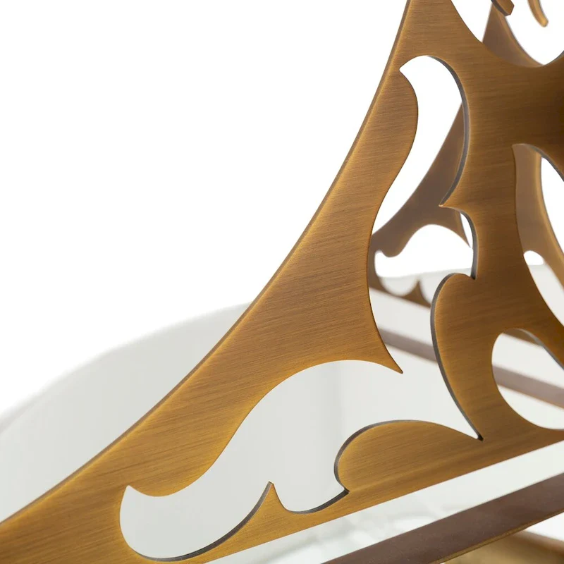 Roxton Modern Damask Metal 3-Light Pendant