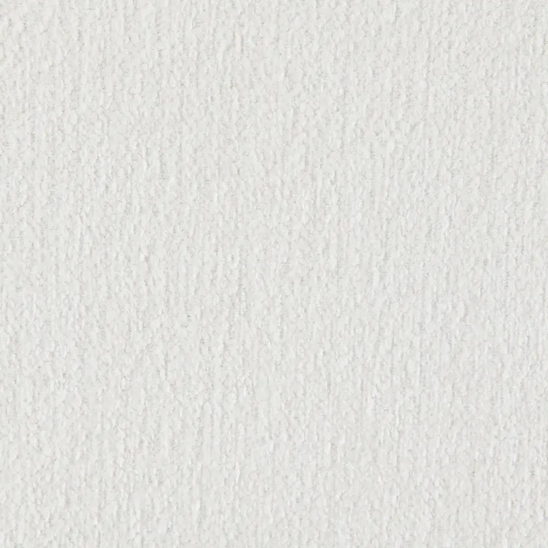 Furniture of America Anastasia Modern White Chenille Loveseat with Accent Pillows