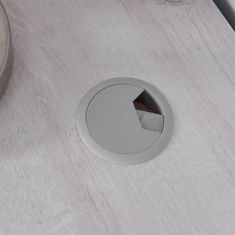 Barlon Transitional 59-inch L-shaped Computer Desk with USBs by Furniture of America