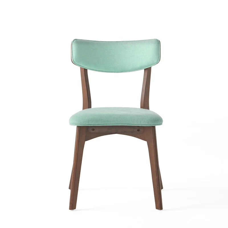 Mid-Century 5-Piece Wood Rectangle Dining Set with Chairs