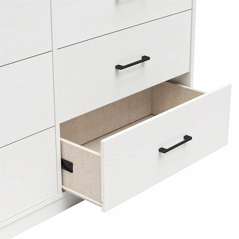 BrEZ Build Pearce Wide 6 Drawer Dresser