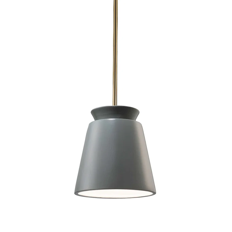 Justice Design Group Small Trapezoid Pendant - Rigid Stem