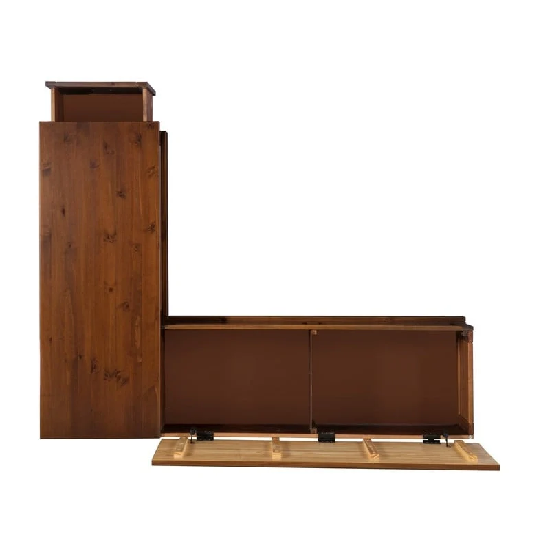 Ame Walnut Backless Nook Table Set