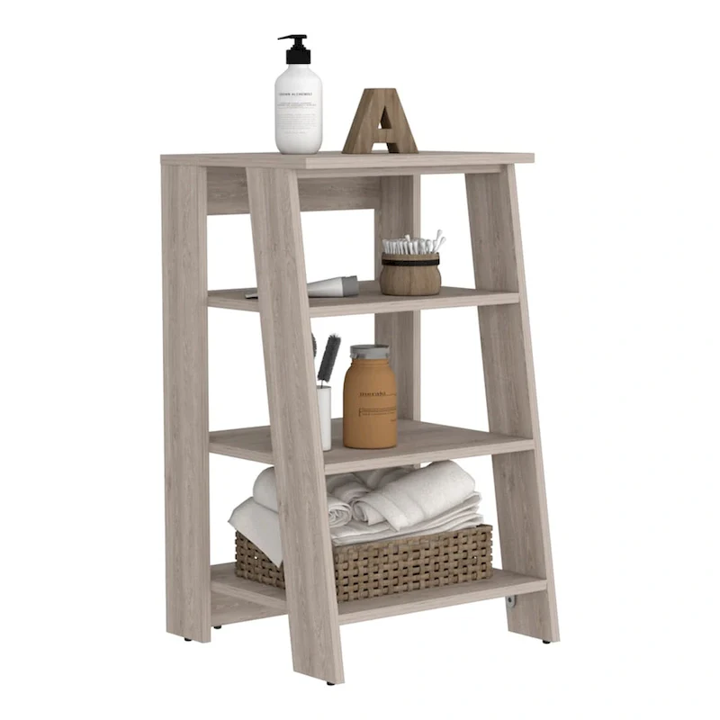 Colyn Linen Cabinet, Four Shelves, Vertical, Light Oak / WhiteHigh quality and durable